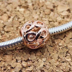 5/$21 ❤️ ROSE GOLD INFINITY SPACER CHARM FOR PANDORA BRACELETS